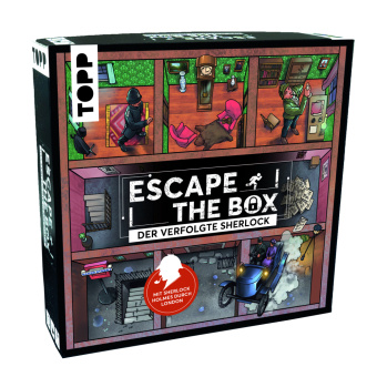 Játék TOPP Escape The Box - Der verfolgte Sherlock Holmes: Das ultimative Escape-Room-Erlebnis als Gesellschaftsspiel! Kristina Gehrmann