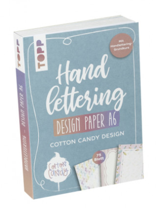 Joc / Jucărie Handlettering Design Paper Block Cotton Candy A6 