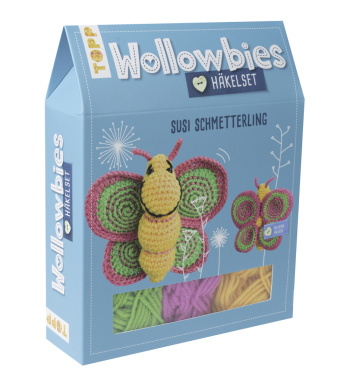 Joc / Jucărie Wollowbies Häkelset Schmetterling 