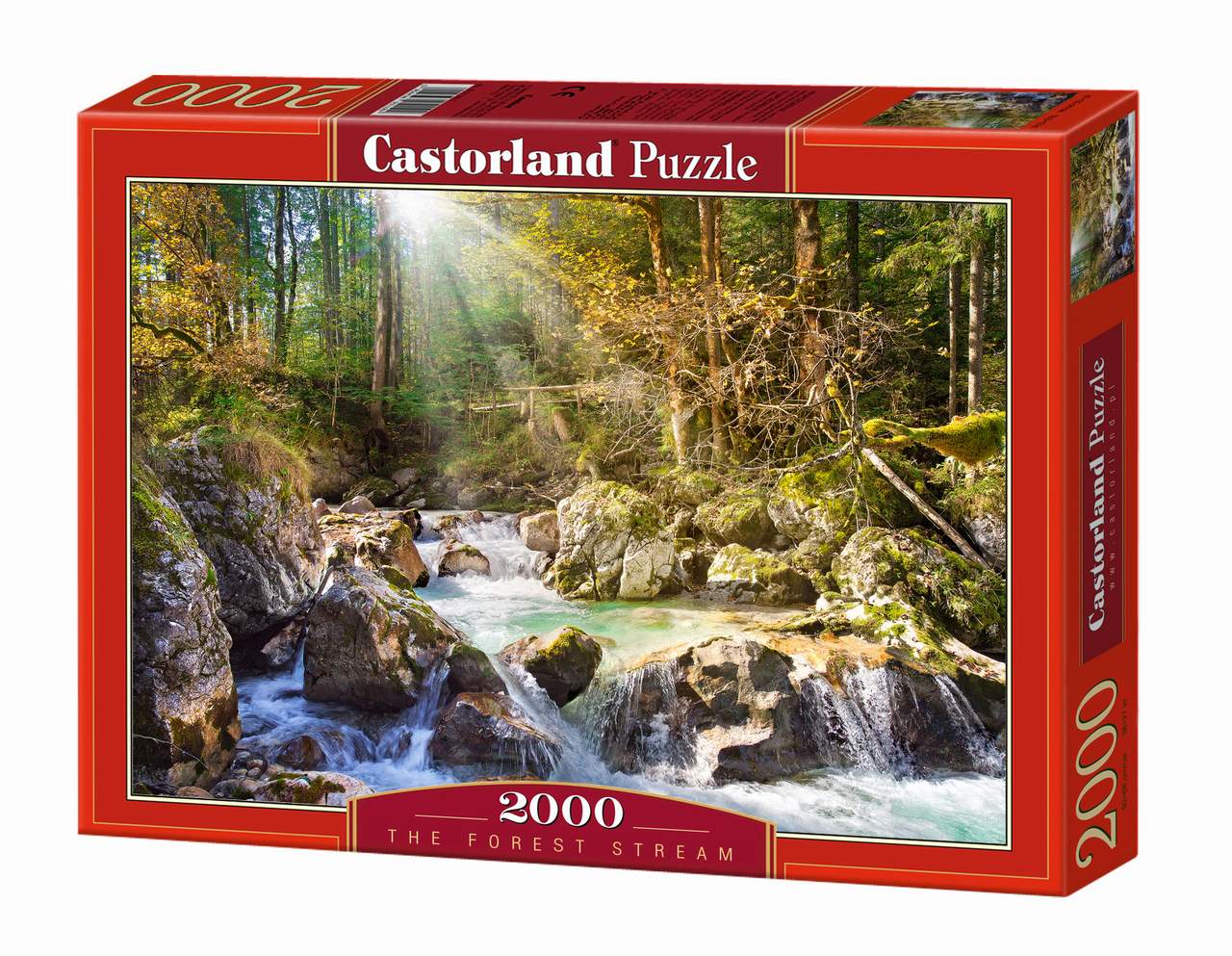 Kniha Puzzle 2000 Leśny strumyk C-200382-2 