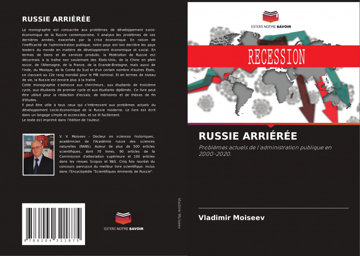 Knjiga RUSSIE ARRIÉRÉE Vladimir Moiseev