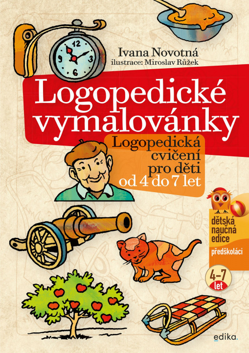 Kniha Logopedické vymalovánky Ivana Novotná