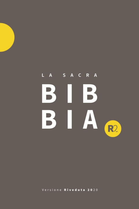 Carte Bibbia R2. Versione riveduta 2020. Ediz. grigio/giallo 