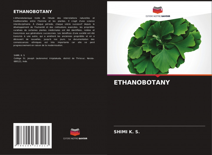 Book ETHANOBOTANY Shimi K. S.