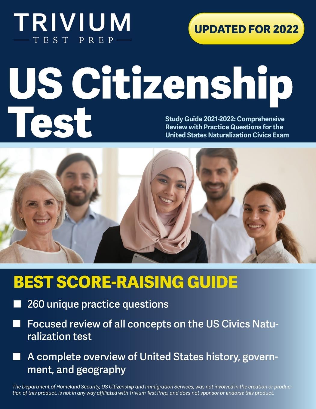 Carte US Citizenship Test Study Guide 2021-2022 
