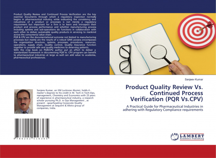 Βιβλίο Product Quality Review Vs. Continued Process Verification (PQR Vs.CPV) Sanjeev Kumar