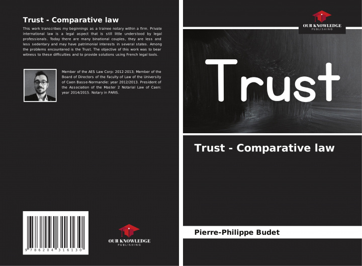Knjiga Trust - Comparative law Pierre-Philippe Budet