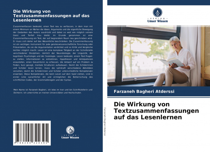 Boek Die Wirkung von Textzusammenfassungen auf das Lesenlernen Farzaneh Bagheri Atderssi