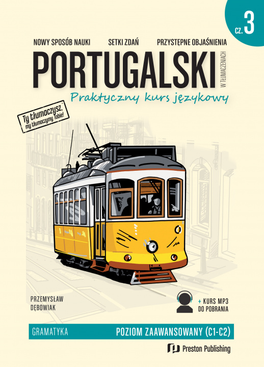 Kniha Portugalski w tłumaczeniach. Gramatyka 3. Poziom C1-C2 Przemysław Dębowiak
