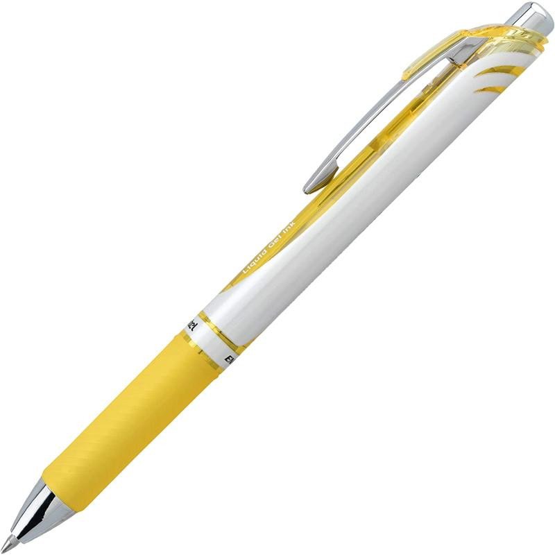 Kniha Pero gelové Pentel EnerGel BL77 - žluté 0,7mm 
