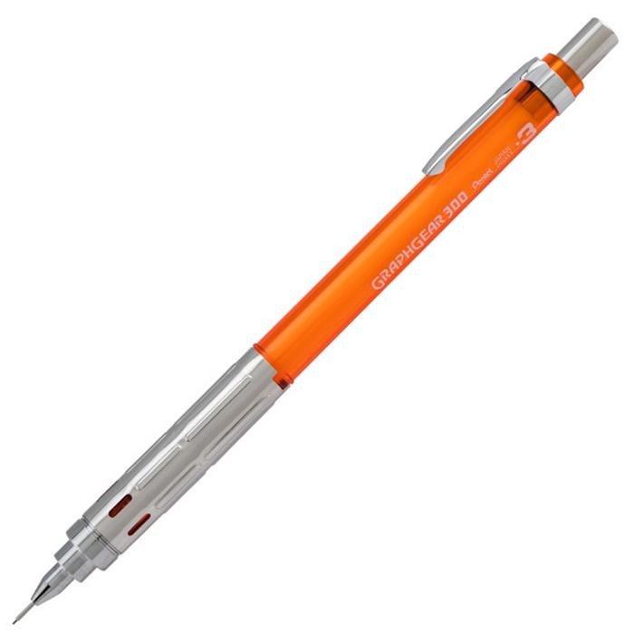 Papírenské zboží Mikrotužka Pentel GraphGear PC313 - oranžová 0,3mm 