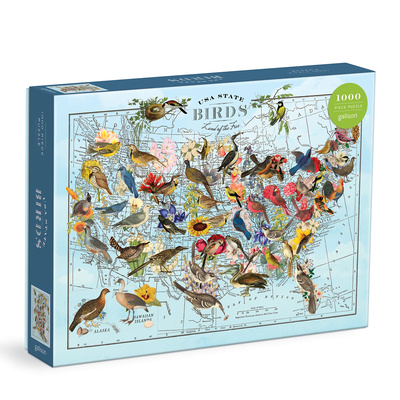 Joc / Jucărie Wendy Gold State Birds 1000 Piece Puzzle Galison