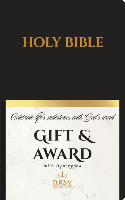 Knjiga NRSV Updated Edition Gift & Award Bible with Apocrypha (Imitation Leather, Black) 