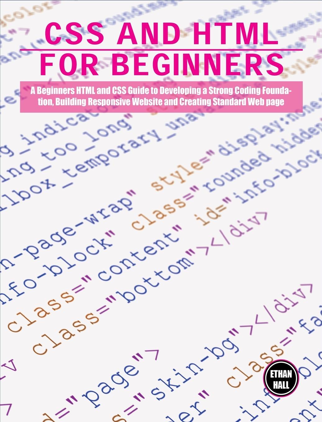 Book CSS and HTML for beginners Ethan Hall
