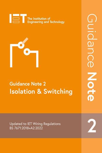 Buch Guidance Note 2: Isolation & Switching The Institution of Engineering and Technology