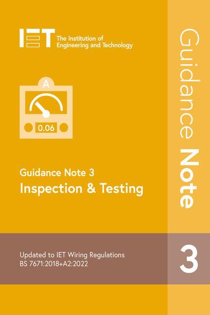 Книга Guidance Note 3: Inspection & Testing 