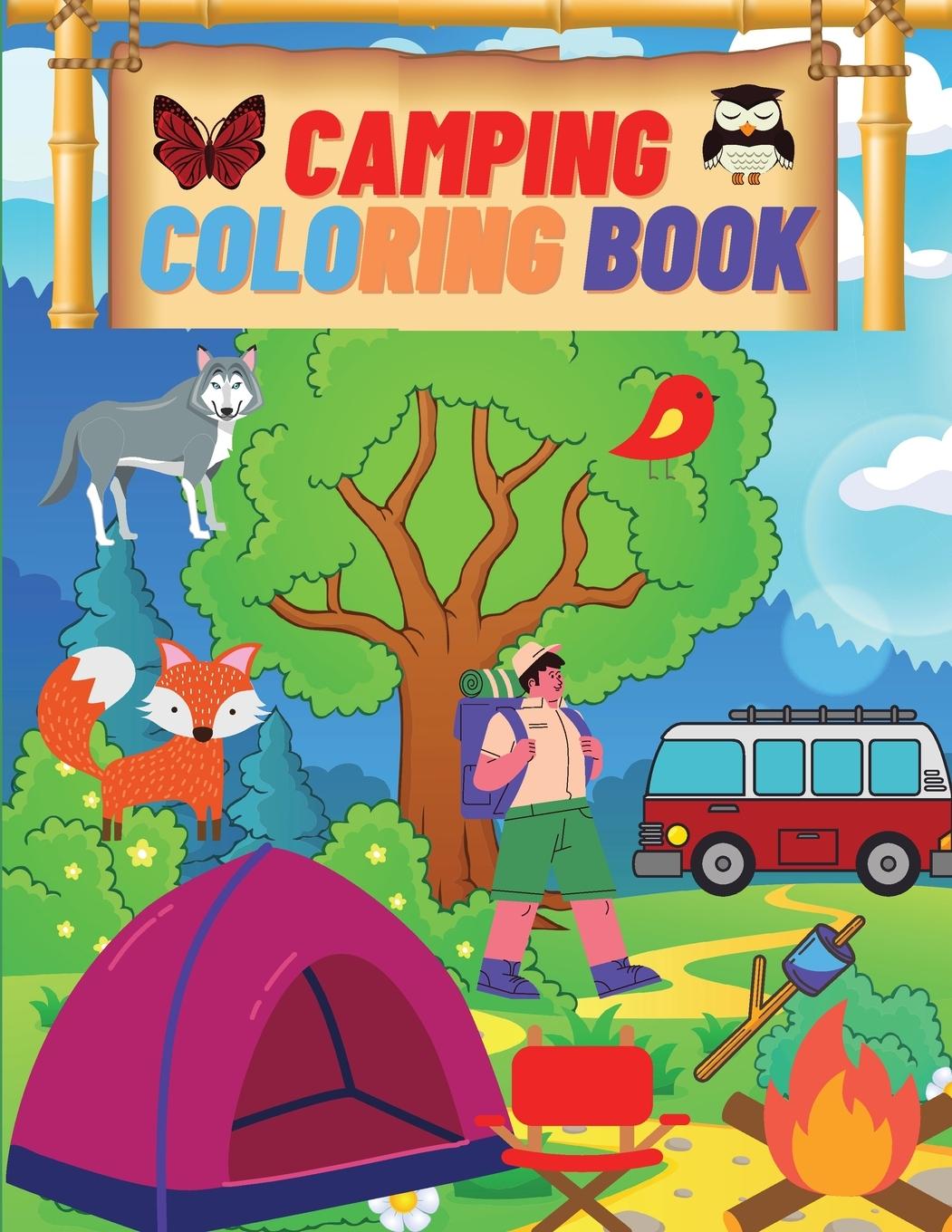 Knjiga CAMPING COLORING BOOK MANLIO VENEZIA