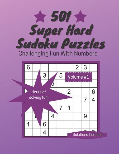 Książka 501 Super Hard Sudoku Puzzles 