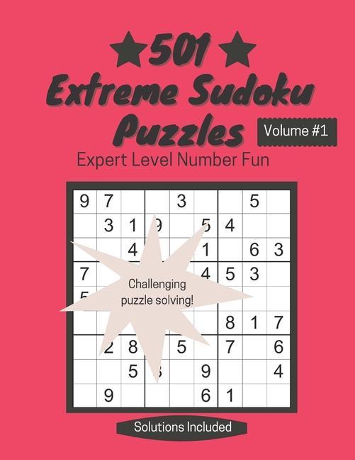 Knjiga 501 Extreme Sudoku Puzzles Linda Toms