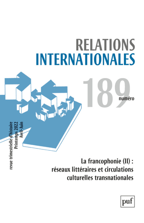 Book Relations internationales 2022, n.189 collegium