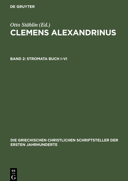 Boek Stromata Buch I-VI No Contributor