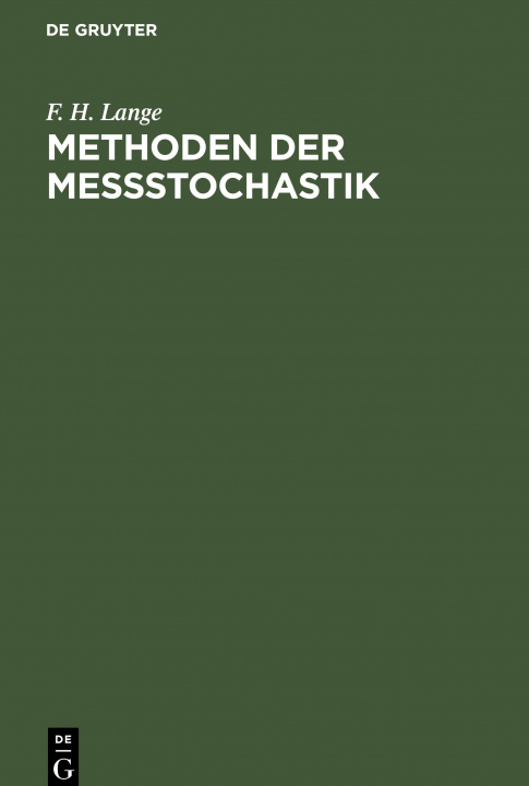 Book Methoden der Messstochastik F. H. Lange