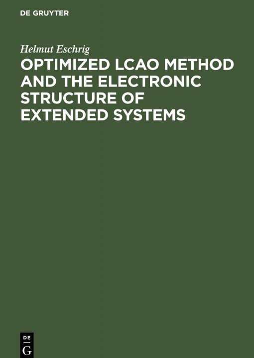 Carte Optimized LCAO Method and the Electronic Structure of Extended Systems 