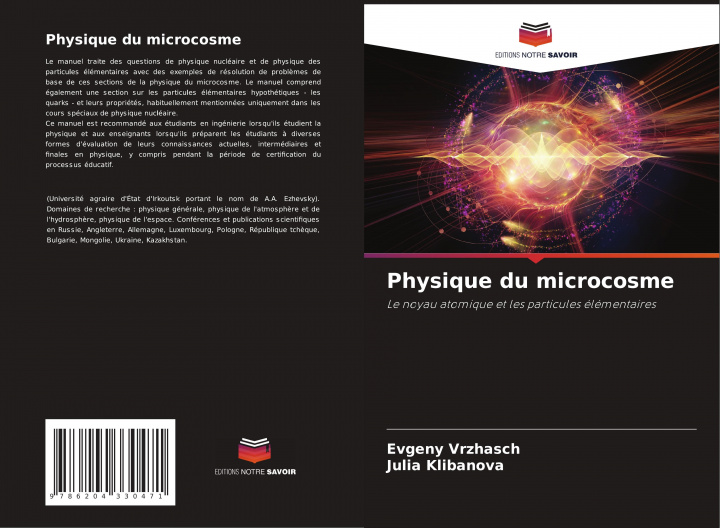 Knjiga Physique du microcosme Julia Klibanova