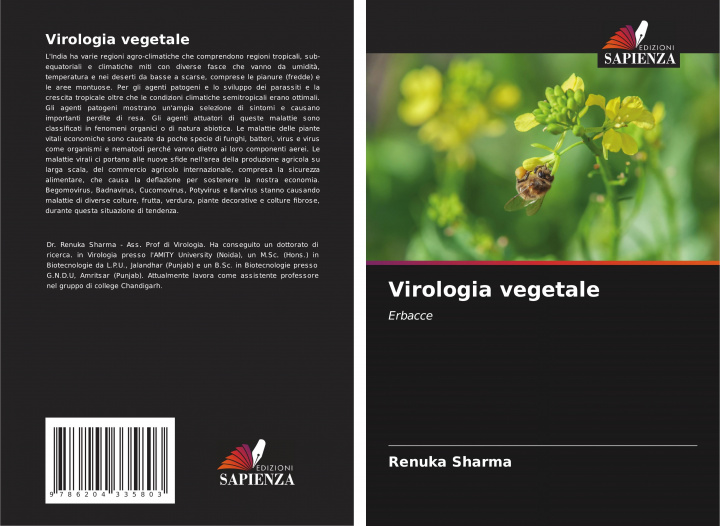 Книга Virologia vegetale Renuka Sharma