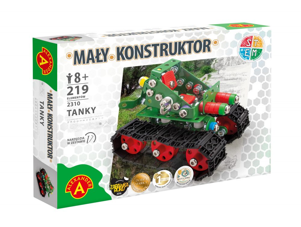 Audio Mały Konstruktor Tanky 