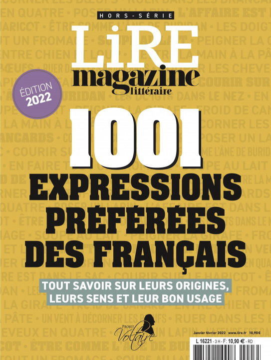 Carte Hors-Série Lire Magazine Littéraire - 1001 expressions préférées des Français - Édition 2022 collegium