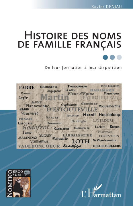 Carte Histoire des noms de famille français Deniau
