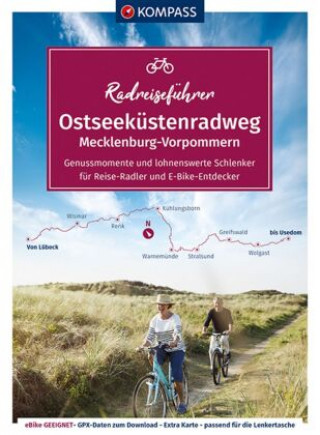 Carte KOMPASS Radreiseführer Ostseeküstenradweg Mecklenburg-Vorpommern 