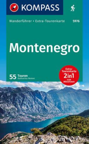 Carte KOMPASS Wanderführer Montenegro, 55 Touren KOMPASS-Karten GmbH