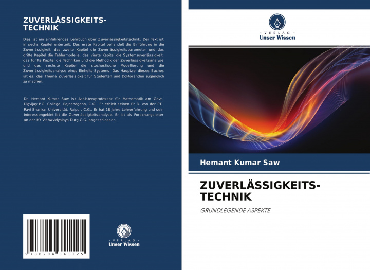 Knjiga ZUVERLÄSSIGKEITS- TECHNIK Hemant Kumar Saw