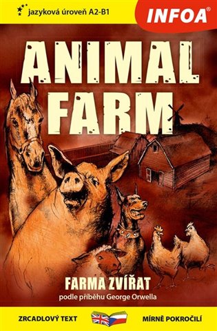 Knjiga Animal farm/Farma zvířat 