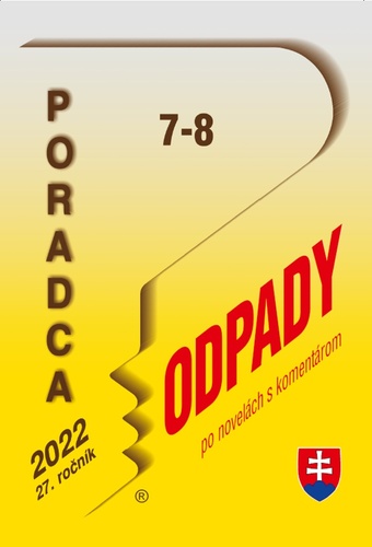 Carte Poradca 7-8/2022 – Zákon o odpadoch s komentárom 