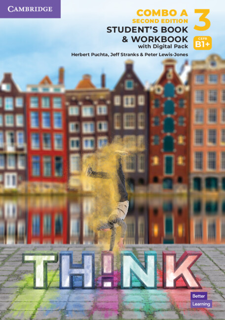 Kniha Think Level 3 Student's Book and Workbook with Digital Pack Combo A British English Herbert Puchta