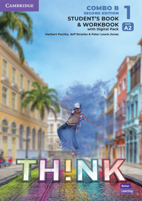 Kniha Think Level 1 Student's Book and Workbook with Digital Pack Combo B British English Herbert Puchta