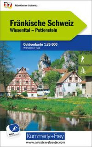 Tlačovina Fränkische Schweiz Nr. 37 Outdoorkarte Deutschland 1:35 000 