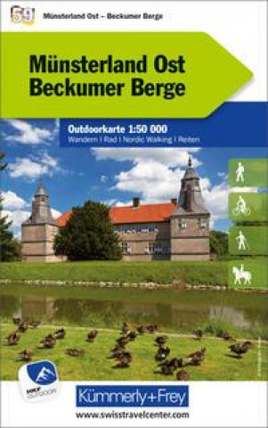 Tlačovina Münsterland Ost - Beckumer Berge Nr. 59 Outdoorkarte Deutschland 1:50 000 