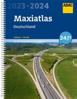 Carte ADAC Maxiatlas 2023/2024 Deutschland 1:150 000 