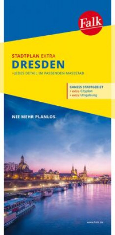 Nyomtatványok Falk Stadtplan Extra Dresden 1:20.000 