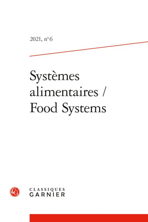 Knjiga Systèmes alimentaires / Food Systems collegium