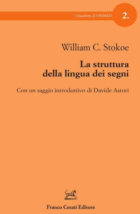 Könyv struttura della lingua dei segni William C. Stokoe
