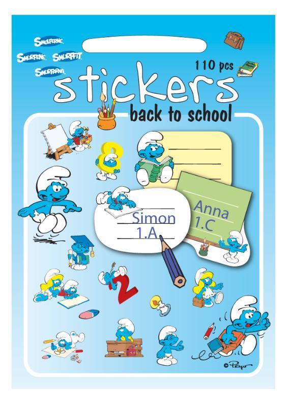 Book SMURF STICKERS BACK TO SCHOOL BARBO TOYS