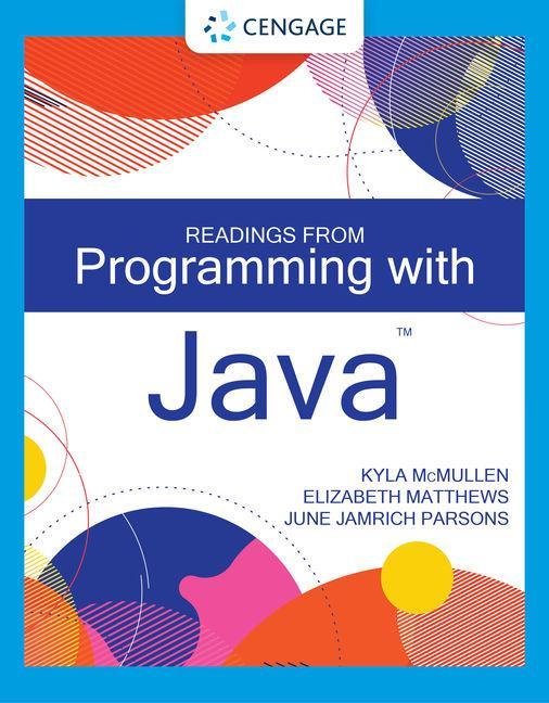 Knjiga Readings from Programming with Java Kyla (University of Florida) McMullen