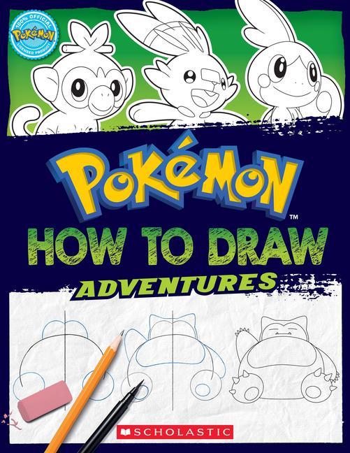 Book How to Draw Adventures (Pokémon) Ron Zalme