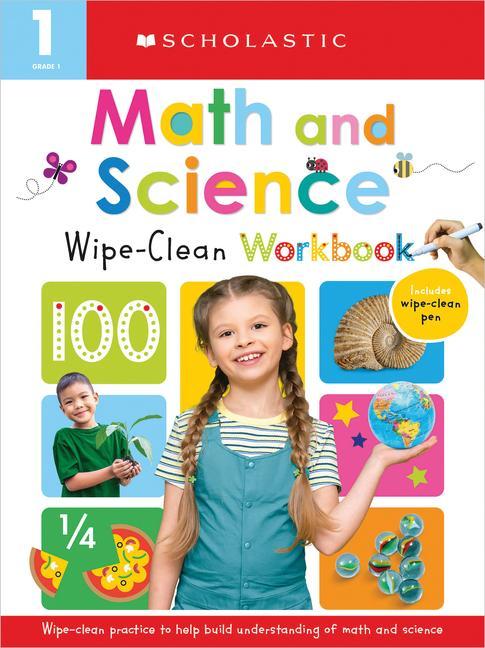 Carte First Grade Math/Science Wipe Clean Workbook: Scholastic Early Learners (Wipe Clean) 