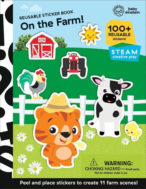 Könyv Baby Einstein: On the Farm! Reusable Sticker Book: Reusable Sticker Book 